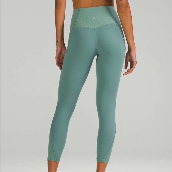Lululemon Align Ribbed Panel High-Rise Tight 25" - Tidewater Teal - Picture 2 of 4